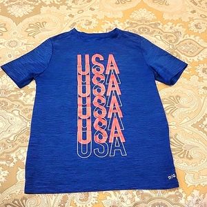 Boy's Medium "USA" dry-fit style shirt.